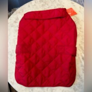 NWT quilted dog coat. Size large